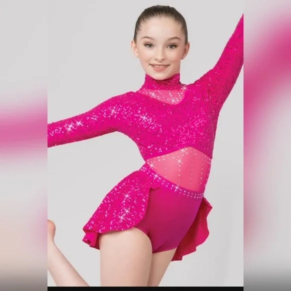 Weissman Fuchsia Sparkle Dance Outfit